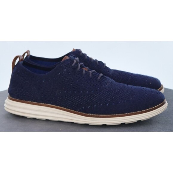 Cole Haan Original Grand Men\'s Wingtip Oxfords Shoes Size 10 M Blue C27960 main image 8